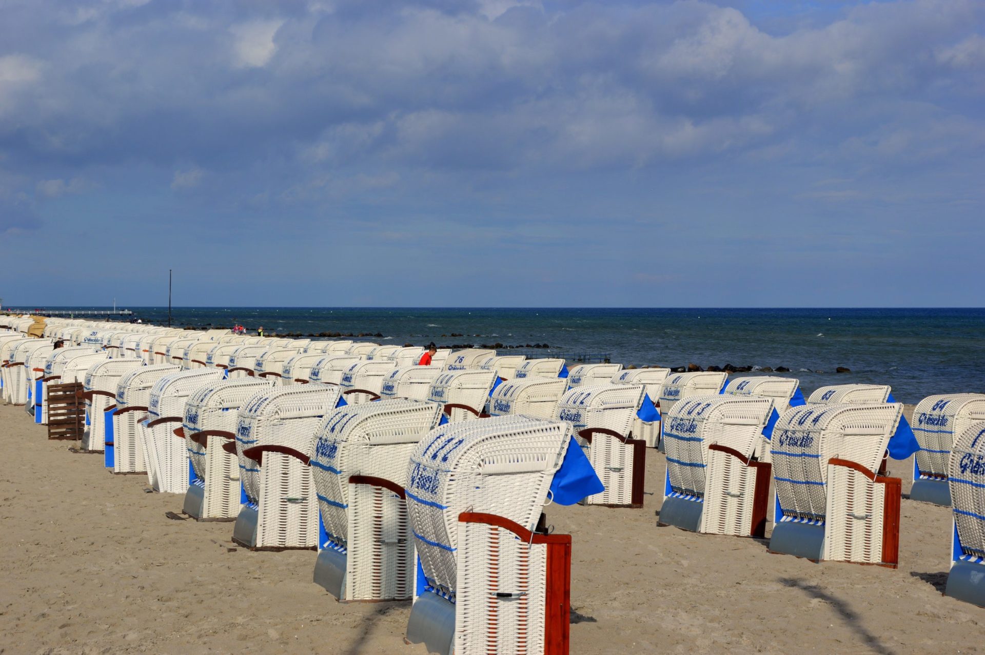 Wassertemperatur Timmendorfer Strand: Strandkörbe am Timmendorfer Strand